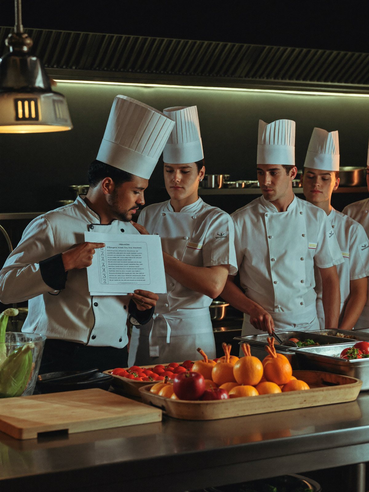 Sessione di formazione HACCP con la brigata in cucina